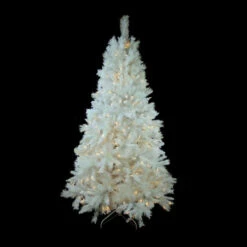 Northlight 6.5' Pre-Lit White Medium Iridescent Pine Artificial Christmas Tree - Multi Function LED Lights -Northlight Shop 0gvymn0orroen0o5neolirwwrpyhk36x 91581.1587644189