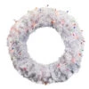 24" Pre-Lit White Cedar Pine Artificial Christmas Wreath - Multi Lights -Northlight Shop 0pskdm4snjti55okq06uzobkksff3xqy 45920.1588357266