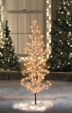 Northlight 6' Pre-Lit LED Brown Artificial Christmas Tree With Icicle Lights- Clear Lights 11 Northlight 6' Pre-Lit LED Brown Artificial Christmas Tree With Icicle Lights- Clear Lights -Northlight Shop 18 11217wae 6 05888.1587643992