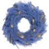 Northlight Blue And Gray Feather Artificial Christmas Wreath - 14-Inch, Unlit 1 Northlight Blue And Gray Feather Artificial Christmas Wreath - 14-Inch, Unlit -Northlight Shop 45j7ubx7hiaebseid8f0u4chcsij4y5u 51983.1588363216