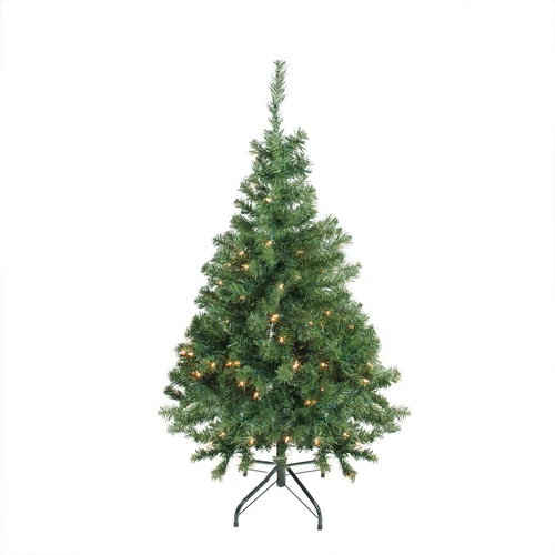 Northlight 4' Pre-Lit Niagara Pine Medium Artificial Christmas Tree, Clear Lights 3 Northlight 4' Pre-Lit Niagara Pine Medium Artificial Christmas Tree, Clear Lights