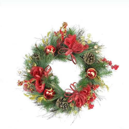 Northlight Berries And Ornaments Embellished Artificial Christmas Wreath - 26-Inch, Unlit 3 Northlight Berries And Ornaments Embellished Artificial Christmas Wreath - 26-Inch, Unlit