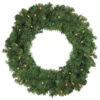 24" Pre-Lit Canadian Pine Artificial Christmas Wreath - Clear Lights -Northlight Shop 7zrejns4eo0uxzhmuoa78zlktvlclxdc 73561.1588370841