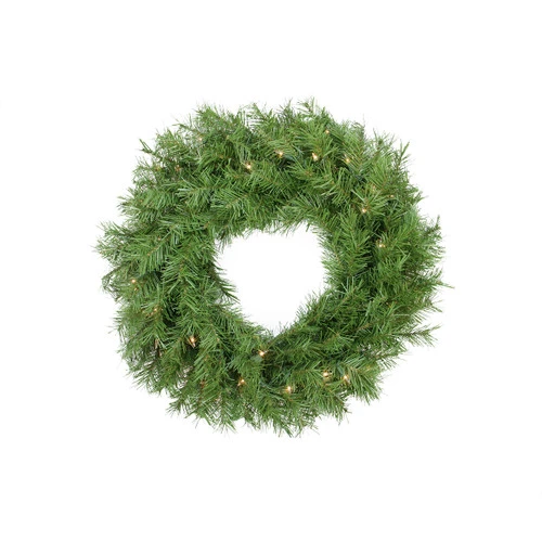 Northlight Pre-Lit Northern Frasier Fir Artificial Christmas Wreath - 24-Inch, Clear Lights 3 Northlight Pre-Lit Northern Frasier Fir Artificial Christmas Wreath - 24-Inch, Clear Lights
