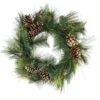Northlight Artificial Mixed Pine With Pine Cones And Gold Glitter Christmas Wreath - 30 -Inch, Unlit -Northlight Shop 9qdwwjlgtga1j0cfpm8yr4hlc86knw5q 80397.1588369304
