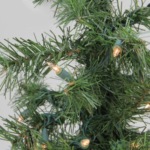 Northlight 2' Pre-Lit Medium Woodland Alpine Artificial Christmas Tree - Clear Lights 4 Northlight 2' Pre-Lit Medium Woodland Alpine Artificial Christmas Tree - Clear Lights - Image 2