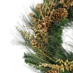 Gold Glitter Pine Cone And Berry Artificial Christmas Wreath - 26-Inch, Unlit -Northlight Shop allstate20xdz452 go 26908.1644972727