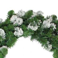 Snowy Flocked Colorado Pine Artificial Christmas Wreath, 30-Inch, Unlit -Northlight Shop allstateywc193 gr sn 25517.1665580317