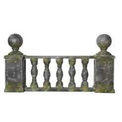 56.25" Gray And Green Classic Style Gated Landscape Section -Northlight Shop dabhg d76488 4 74733.1588359544
