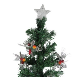 6' Pre-Lit Fiber Optic Slim Profile Artificial Christmas Tree - Multicolor Lights -Northlight Shop dak gd 48180 2 70789.1665783341