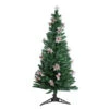 6' Pre-Lit Fiber Optic Slim Profile Artificial Christmas Tree - Multicolor Lights 1 6' Pre-Lit Fiber Optic Slim Profile Artificial Christmas Tree - Multicolor Lights -Northlight Shop dak gd 48180 30595.1664901050