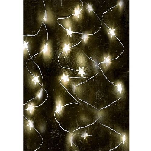 Set Of 8 Amber LED Fairy 20 Light Strand 63” - 33473687 3 Set Of 8 Amber LED Fairy 20 Light Strand 63” - 33473687