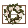 Magnolia Floral Artificial Christmas Wreath With Rectangular Window Frame - 24-Inch, Unlit 1 Magnolia Floral Artificial Christmas Wreath With Rectangular Window Frame - 24-Inch, Unlit -Northlight Shop dglit 2005500006 1 64165.1588414738