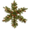 Christmas Central 32" Pre-Lit Spruce Snowflake Berries And Pine Cones Artificial Christmas Wreath - LED Lights 2 Christmas Central 32" Pre-Lit Spruce Snowflake Berries And Pine Cones Artificial Christmas Wreath - LED Lights -Northlight Shop dnat20cw7 306 32sb4 1 16063.1587642911