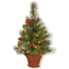 Christmas Central 3' Pre-Lit Crestwood Spruce Artificial Christmas Half Tree, White LED Lights -Northlight Shop dnat20cw7 306 3ht b 90509.1670489785
