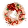 Christmas Central 24" Pre-Lit Decorative Collection Ho Ho Ho Artificial Christmas Wreath – Warm White LED Lights -Northlight Shop dnat20dc13 136 24wb 1 1 23569.1588406492