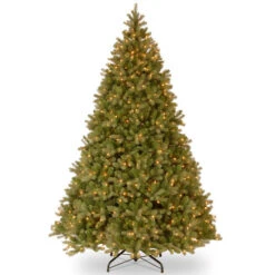 Northlight Shop 33 Christmas Central 10’ Pre-Lit Downswept Douglas Fir Artificial Christmas Tree, Clear Lights