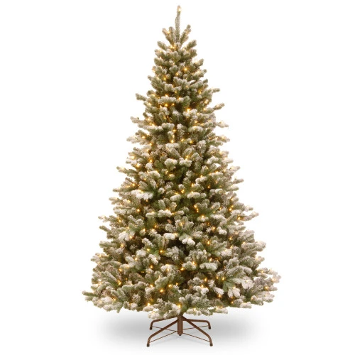 Christmas Central 7.5’ Pre-Lit Snowy Sheffield Spruce Artificial Christmas Tree, Warm White LED Lights 3 Christmas Central 7.5’ Pre-Lit Snowy Sheffield Spruce Artificial Christmas Tree, Warm White LED Lights