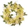 Christmas Central Green And Cream Rose Wreath - 24-Inch, Unlit 2 Christmas Central Green And Cream Rose Wreath - 24-Inch, Unlit -Northlight Shop dnat20rase2809015546w24g 91886.1588357244