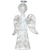Christmas Central 36" Pre-Lit White And Silver Angel Cone Christmas Outdoor Decoration -Northlight Shop dnat df 19060001l 58100.1587645162