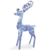 Christmas Central 60" Blue Pre-Lit LED Standing Reindeer Christmas Outdoor Decoration - White Lights -Northlight Shop dnat df 210001c 86161.1587645162