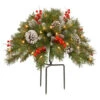 Christmas Central 18" Pre-Lit Frosted Berry Urn Filler Christmas Garden Stakes, Warm LED Lights -Northlight Shop dnat frb 300 18u b 83409.1587645162