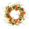 Garden Accents Multi-Color Floral Daisy Wreath - 22-Inch, -Northlight Shop dnat gaf30 22wm 1 02680.1631810850