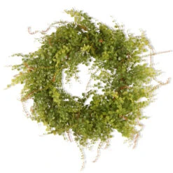 Boxwood Berry Garden Accents Artificial Wreath - 22-Inch