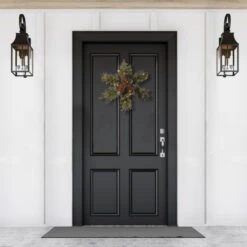 Christmas Central Pre-Lit Frosted Pinecone Artificial Christmas Star Wreath, 14-Inch, White Lights 7 Christmas Central Pre-Lit Frosted Pinecone Artificial Christmas Star Wreath, 14-Inch, White Lights -Northlight Shop dnat gb1 300l 14sb 1 3 41205.1664990321