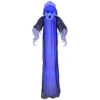 5' Blue And Black Spooky Ghost Inflatable Outdoor Halloween Decor -Northlight Shop dnat ge9 74715 1 1 76607.1587645158