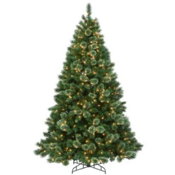 6.5’ Pre-Lit Hamburg Pine Artificial Christmas Tree - Clear Lights