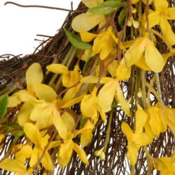 Spring Forsythia Artificial Christmas Wreath - 24-Inch, Unlit -Northlight Shop dnat jr15 js33391 3 52143.1587645160