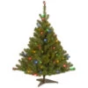 4’ Pre-lit Kincaid Spruce Artificial Christmas Tree –Multicolored Lights