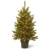 Christmas Central 4’ Pre-lit Potted Kennsington Artificial Christmas, Clear Lights -Northlight Shop dnat knt3 307 40 1 30723.1664726381