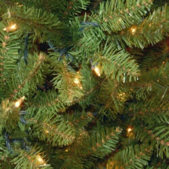 Christmas Central 12' Slim Kingswood Fir Artificial Christmas Tree, Clear Lights -Northlight Shop dnat kw7 300 120 3 29959.1631812661