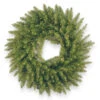 Christmas Central Pre-Lit Kingswood Fir Artificial Christmas Wreath, 24-Inch, White LED Lights 2 Christmas Central Pre-Lit Kingswood Fir Artificial Christmas Wreath, 24-Inch, White LED Lights -Northlight Shop dnat kw7 354y 24w b 01 80953.1664119877