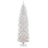 Christmas Central 7.5’ Pre-Lit White Kingswood Fir Slim Artificial Christmas Tree, White Lights -Northlight Shop dnat kww7 300 75 01 47353.1665520527
