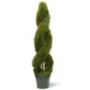 4' Potted Artificial Double Spiral Cedar Topiary Tree -Northlight Shop dnat lcds4 702 48 1 01 33902.1631812966