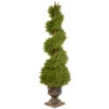 5' Potted Juniper Spiral Pencil Artificial Christmas Tree - Unlit 1 5' Potted Juniper Spiral Pencil Artificial Christmas Tree - Unlit -Northlight Shop dnat lcysp4 707 60 1 26736.1587645162