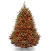 6.5' Natural Fraser Medium Fir Tree With Multi-color Lights -Northlight Shop dnat naffmh1 65rlo 1 44099.1631812647