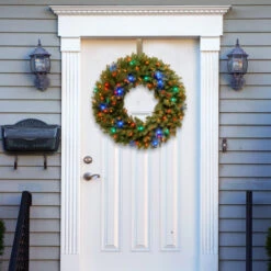 Christmas Central Pre-Lit Norwood Fir Artificial Christmas Wreath, 36-Inch, Multicolor LED Lights 7 Christmas Central Pre-Lit Norwood Fir Artificial Christmas Wreath, 36-Inch, Multicolor LED Lights -Northlight Shop dnat nf 309l 36w 1 3 75256.1631812956