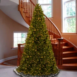 16’ Pre-Lit North Valley Spruce Artificial Christmas Tree - Clear Lights -Northlight Shop dnat nrv7 300 160 4 52657.1665088078