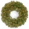 Christmas Central Pre-lit North Valley Spruce Artificial Christmas Wreath, 24-Inch, LED Lights 1 Christmas Central Pre-lit North Valley Spruce Artificial Christmas Wreath, 24-Inch, LED Lights -Northlight Shop dnat nrv7 300d 24wb1 1 86648.1663860516