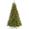 Christmas Central 6.5’ Pre-lit North Valley Spruce Artificial Christmas Tree, Multicolor Lights -Northlight Shop dnat nrv7 301 65 1 38365.1631812639