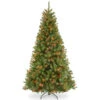 Christmas Central 7’ Pre-lit North Valley Spruce Artificial Christmas Tree, Multicolor Lights