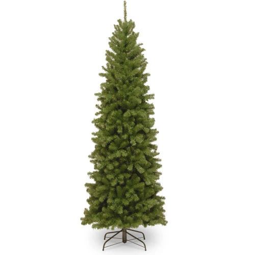 Christmas Central 6’ North Valley Spruce Pencil Slim Artificial Christmas Tree, Unlit 3 Christmas Central 6’ North Valley Spruce Pencil Slim Artificial Christmas Tree, Unlit