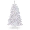 Christmas Central 4.5’ Pre-Lit North Valley White Spruce Artificial Christmas Tree, Clear Lights -Northlight Shop dnat nrvw7 302 45 1 54512.1664726381