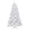 Christmas Central 7.5’ Pre-Lit White Slim North Valley Spruce Artificial Christmas Tree, Clear Lights -Northlight Shop dnat nrvw7 302 75 1 42983.1631812343