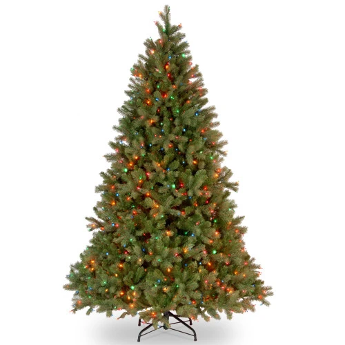 7.5’ Pre-Lit Downswept Fir Artificial Christmas Tree - Multi-Color Lights 3 7.5’ Pre-Lit Downswept Fir Artificial Christmas Tree - Multi-Color Lights