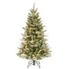 4.5’ Pre-Lit Full Snowy Sheffield Spruce Artificial Christmas Tree - Multicolor LED Lights 2 4.5’ Pre-Lit Full Snowy Sheffield Spruce Artificial Christmas Tree - Multicolor LED Lights -Northlight Shop dnat pesl3 307d 45 72804.1587645146